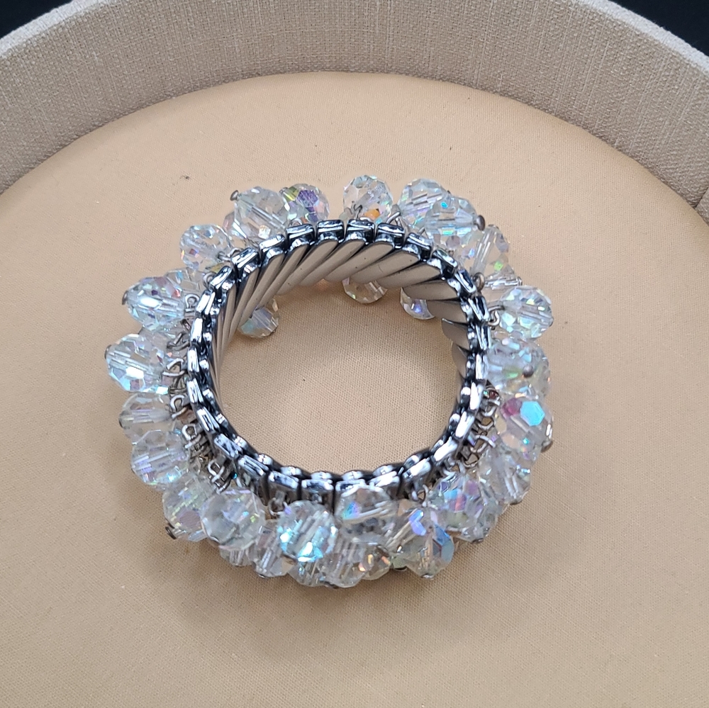 Vintage Aurora borealis Can Can Bracelet